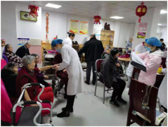 慈安医院走进养老院登门服务