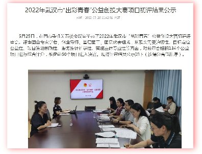 和润党团组织参加武汉市公益创投竞赛获佳绩